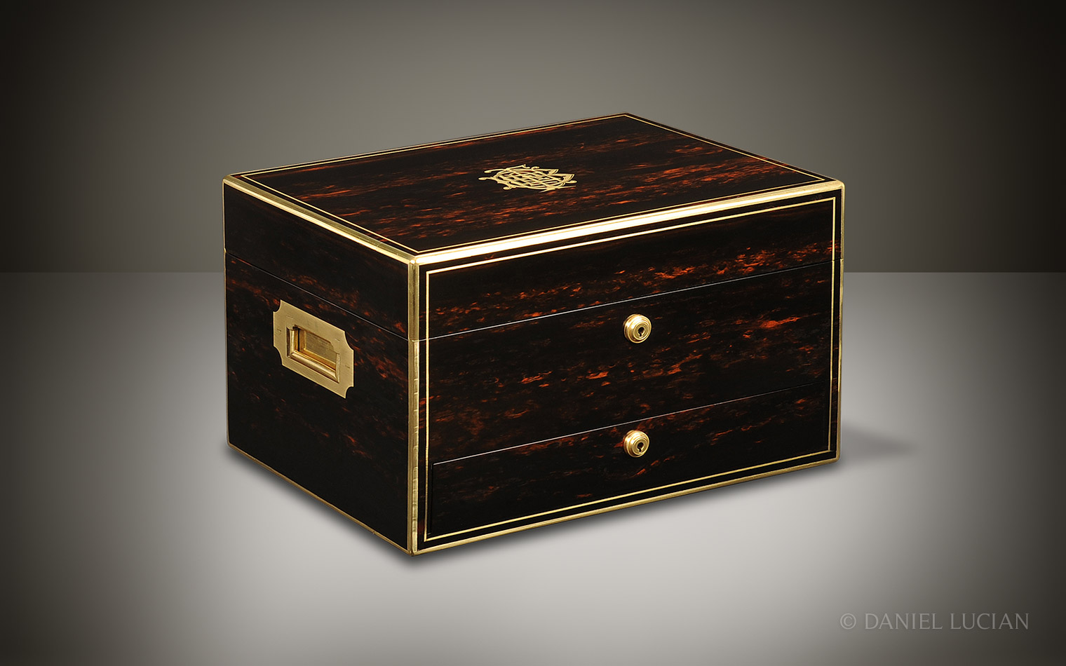 Asprey Antique Jewellery Box in Coromandel