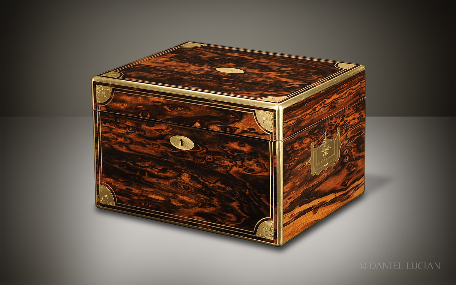 Antique Jewellery Box in Coromandel by Leuchars