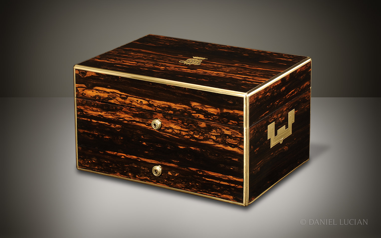 Asprey Antique Jewellery Box in Coromandel