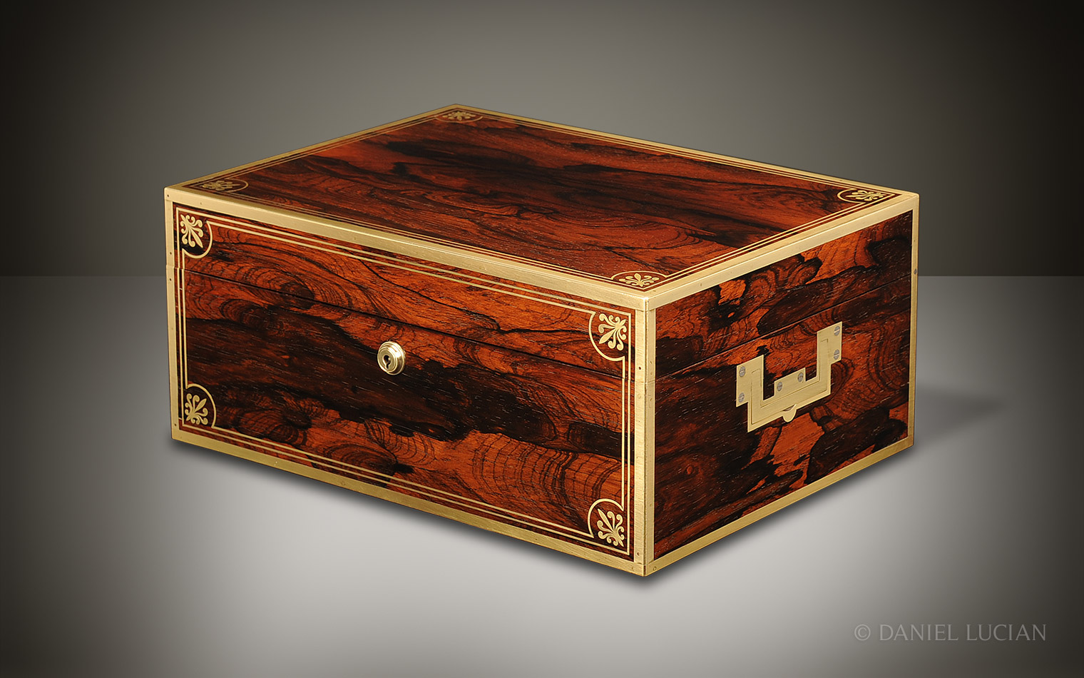 Antique Jewellery Box in Rosewood by Edwards