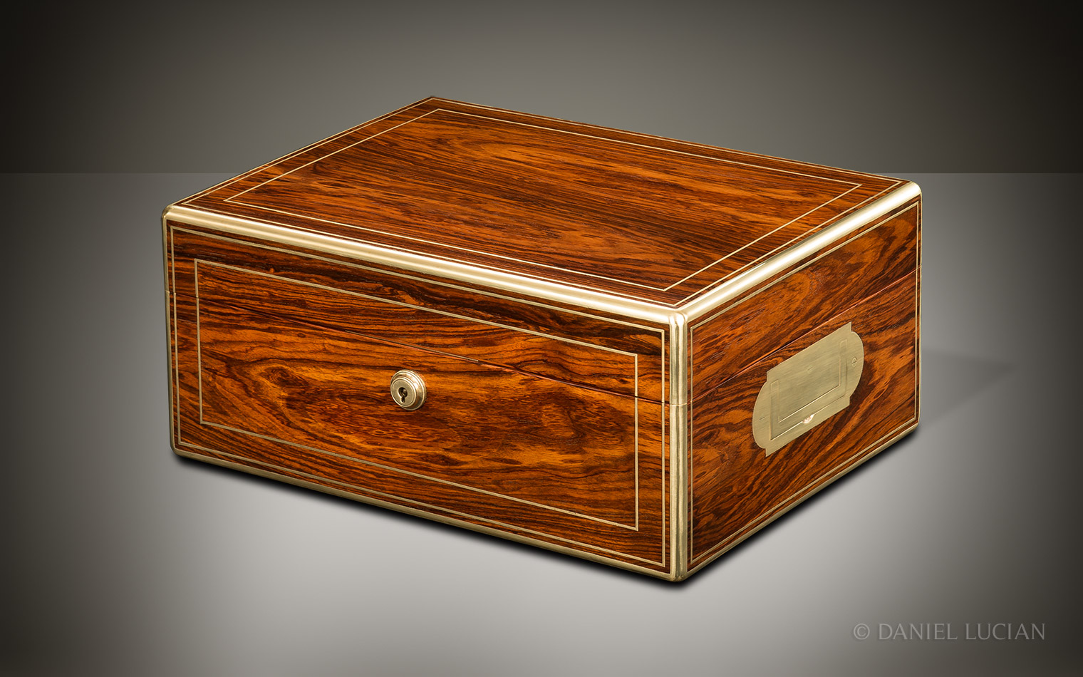 Antique Jewellery Box in Kingwood, by Wells & Lambe