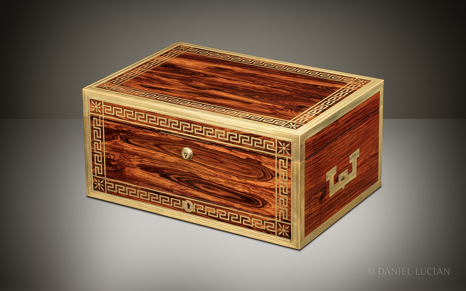 Antique Jewellery Box in Kingwood, by Wells & Lambe