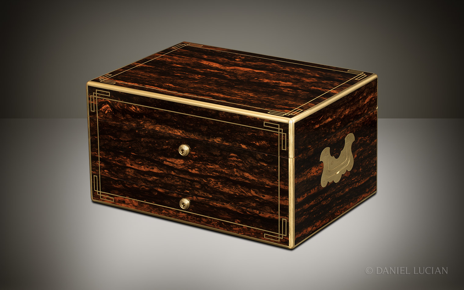 Antique Jewellery Box in Coromandel, by William Leuchars