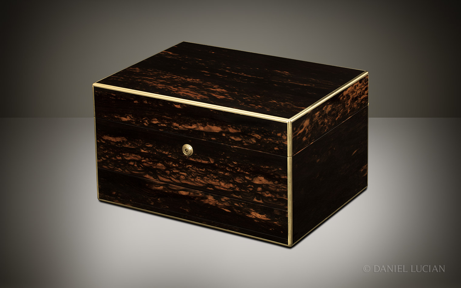 Antique Jewellery Box in Coromandel, by Ollivant & Botsford