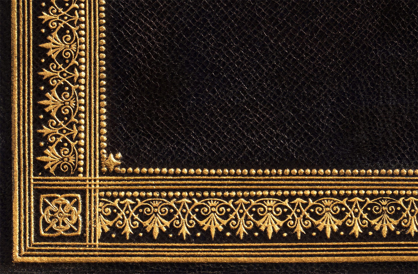 Detailed decorative leatherwork